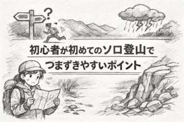 ソロ登山は危険?初心者が初めて一人で登る前に知っておきたい安全対策